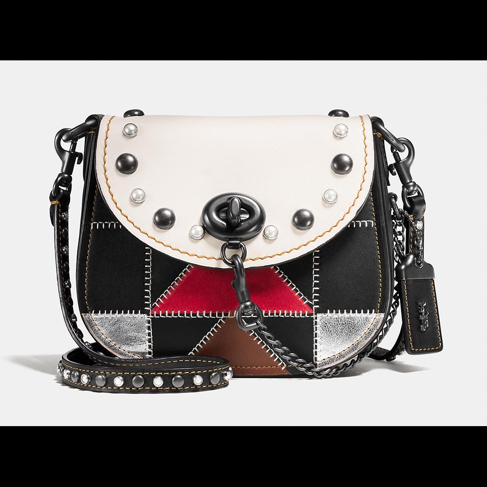 Coach turnlock saddle bag 17